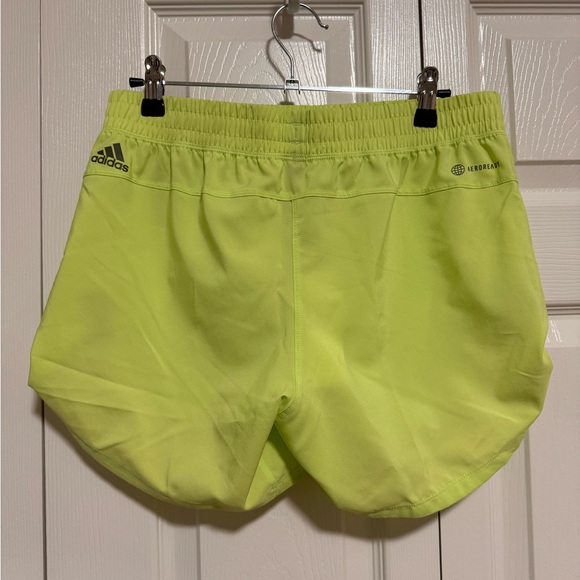 NWT ADIDAS PULSE LIME PACER SNAP RUNNING TRAINING GYM SHORTS WOMENS SZ SMALL - Picture 7 of 13